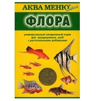 Аква Меню ФЛОРА ежедневный корм для аквариумных рыб (0119)