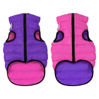 Двусторонняя курточка AiryVest розово-фиолетовая, размер XS25