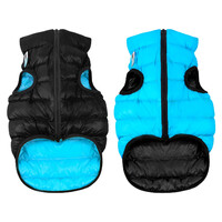 Двусторонняя курточка AiryVest черно-голубая, размер M40