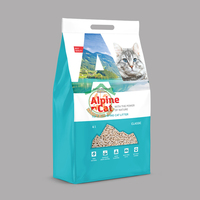 Комкующийся наполнитель Alpen cat 10л бентонит (уголь)