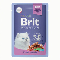 Brit Premium Kitten Влажный корм для котят с Кроликом в желе (85 г) 0123