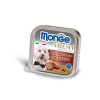 Влажный корм MONGE DOG 100г консервы для собак паштет Говядина