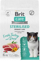 Brit Care Urinare Сухой корм для стерилизованных кошек с индейкой и уткой,1.5кг,6209