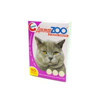 Доктор ЗОО  д/кошек  Биотин со вкусом говядины  90 шт