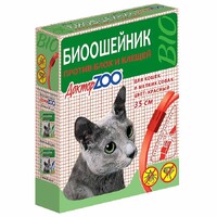 Доктор ЗОО Биоошейник антипаразитарный для кошек (красный, 35 см)0483
