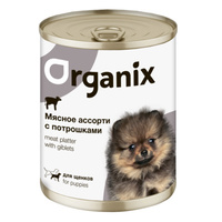 Organix влажный корм 400г для щенков Мясное ассорти с Потрошками 3510