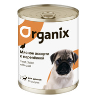 Organix влажный корм 400г для щенков Мясное ассорти Пеперелка 4603