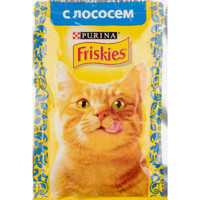 Friskies для кошек лосось 85г.