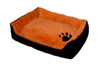 Лежанка для кошек прямоугольная пухлая "TIGER" 57*41*17 см