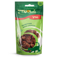 Триол (TRIOL) пикантные мини сосиски из утки для кошек, 50 гр. 