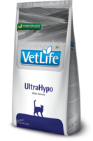 Vet Life Cat сухой корм2 кг UltraHypo для кошек при острой пищевой аллергии