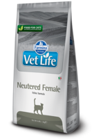 Vet Life Cat сухой корм 2кг Neutered Female для стерилизованных кошек (2509)