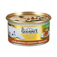 Gourmet Gold паштет с уткой, морковью и шпинатом по-французски 85 г