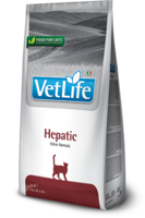 Vet Life Cat сухой корм 2кг Hepatic  для кошек при печеночной недостаточности (0399)