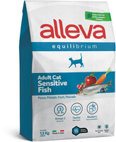 Сухой корм Аллева эквилибриум сенсетив 1,5кг для кошек рыба (1134)