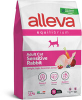 Сухой корм Аллева эквилибриум сенсетив 1,5кг для кошек кролик (1041)