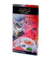 Edel Cat крем-суп лакомство для кошек 6*15г Лосось