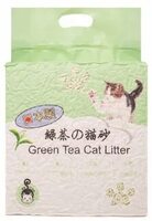 Соевый наполнитель Hakase Arekkusu 10л тофу зеленый чай