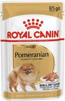 Роял Канин влажный корм Royal Canin Pomeranian Adult LOAF Для взрослых Померанских шпицев (паштет) 85гр, (3748)