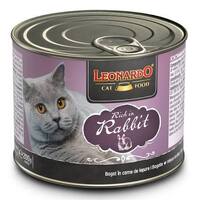Leonardo влажный корм для кошек Диетический кролик (консерва), 200 г, 756114