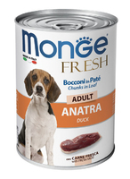 Влажный корм MONGE DOG 400г консервы для собак Паштет Утка (4564)