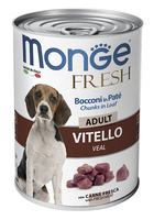 Влажный корм MONGE DOG 400г консервы для собак Телятина