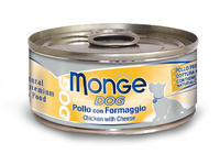 Влажный корм MONGE DOG 95г консервы для собак нежный цыпленок