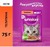 Whiskas Влажный корм для кошек (с телятиной в желе), 75 г (пауч),0701