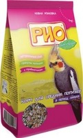 РИО корм для средних попугаев в период линьки, 500 г