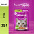 WHISKAS Влажный корм для кошек Нежный паштет (с уткой), 75 г (пауч),4371