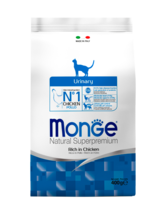 Monge Cat сухой корм 400гр Urinary для кошек профилактика МКБ 